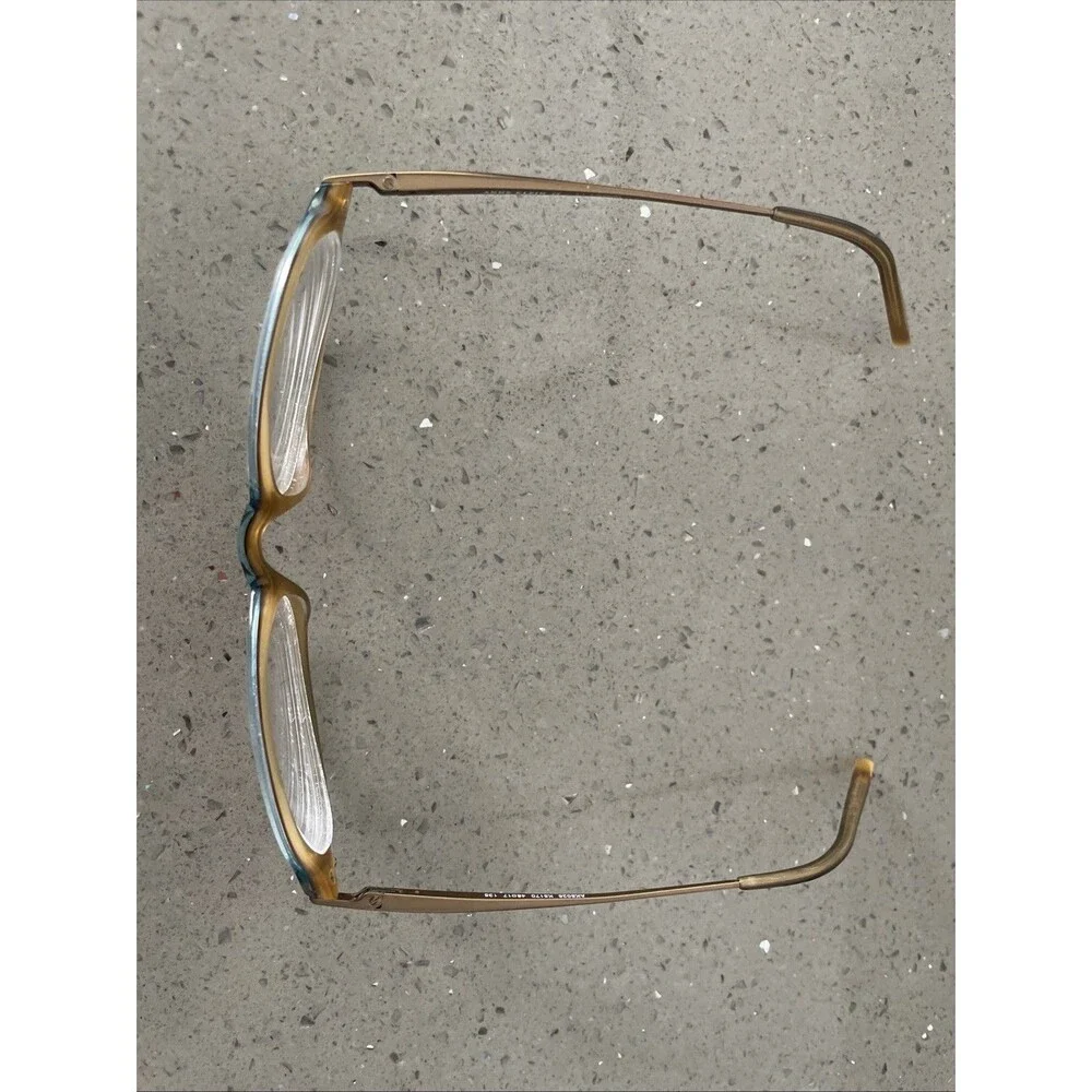 Anne Klein Brown Aqua Oval Eyeglasses FRAMES ONLY AK8026 K5170 48-17-135